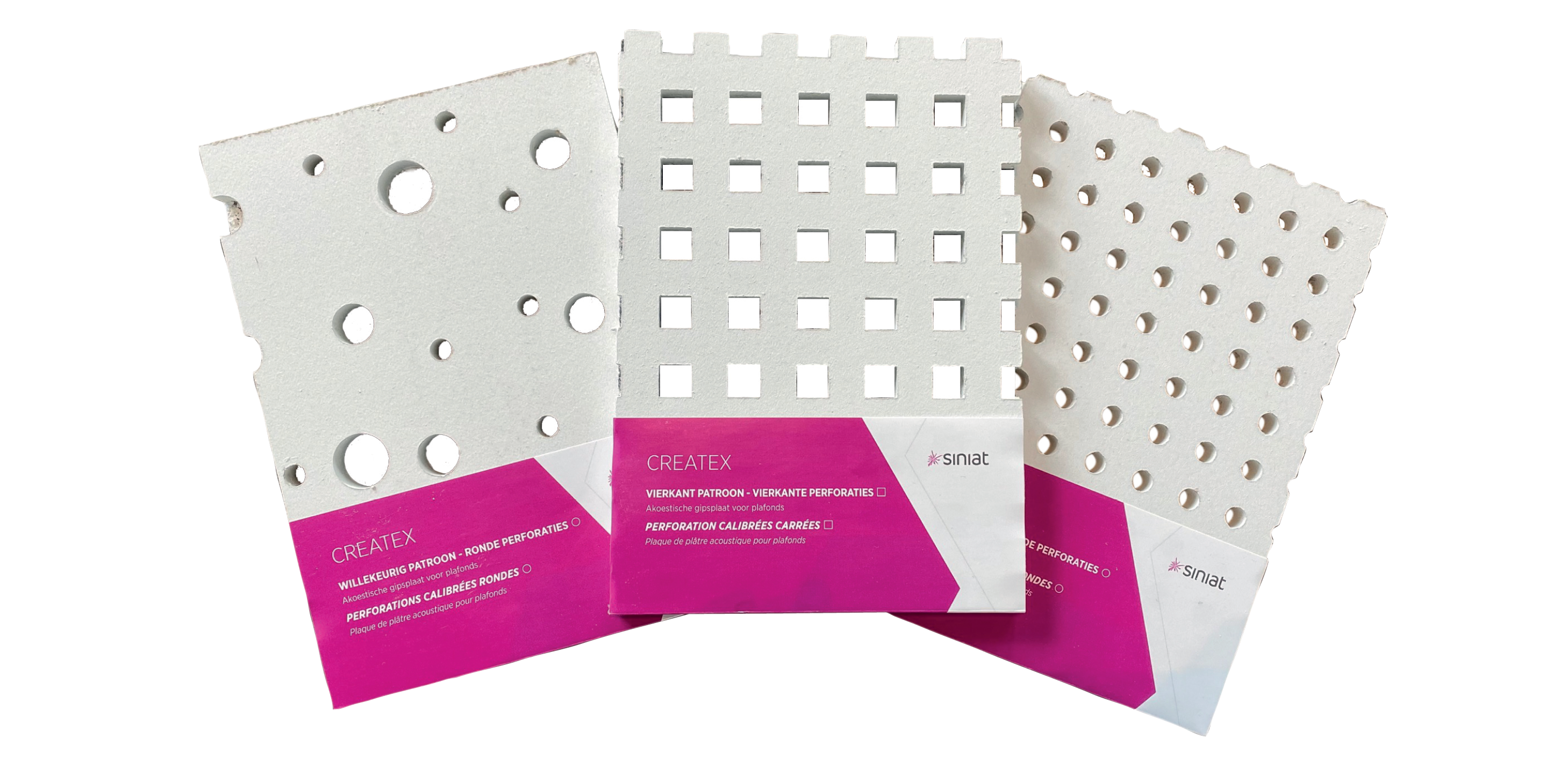 CREATEX samples van Siniat